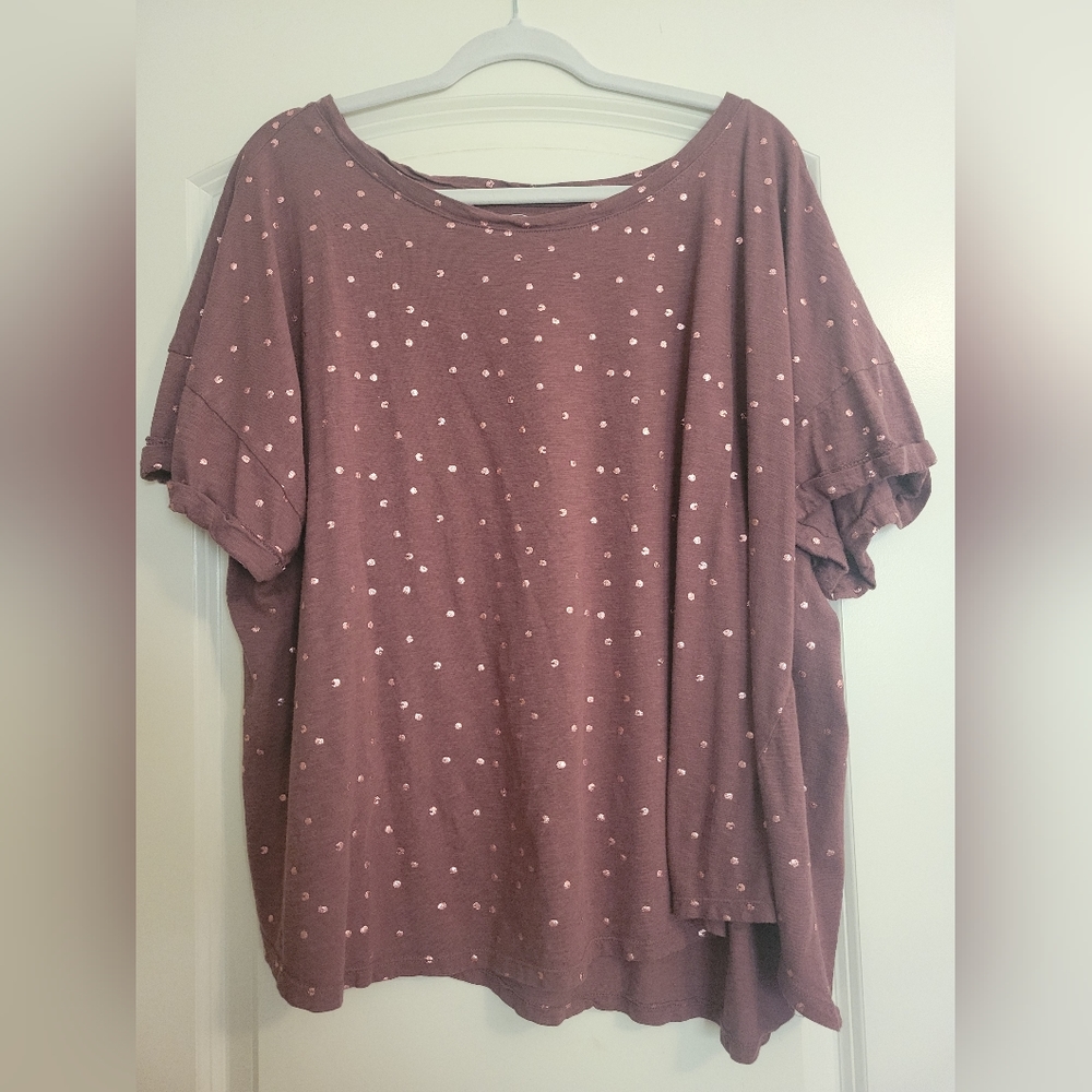 Maurices 3xl flowing shirt, short sleeve